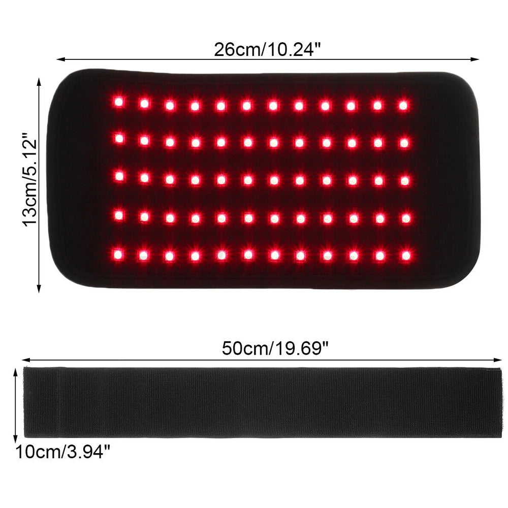 Portable Heating Pad with Infrared LED Lights