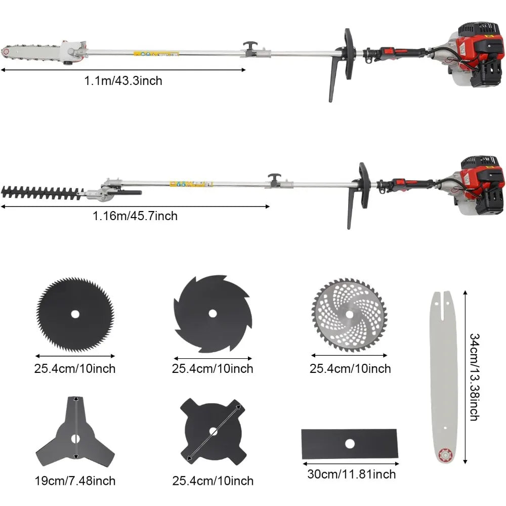 2-Stroke Garden Hedge Trimmer Combo