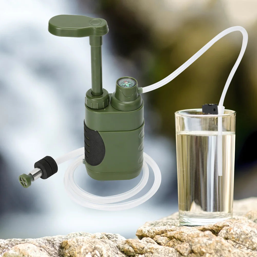 Outdoor Water Filter Filtration System, Portable, Camping, Emergencies, Survival Tool