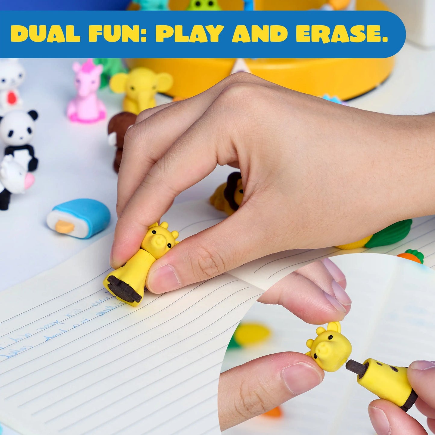 36 Pcs 3D Erasers