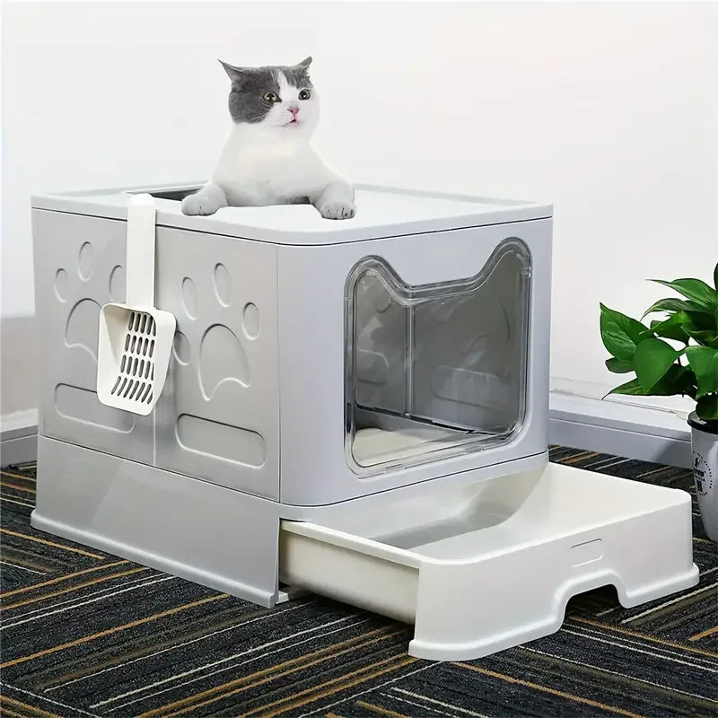 Large, Easy Cleaning, Cat Litter Box