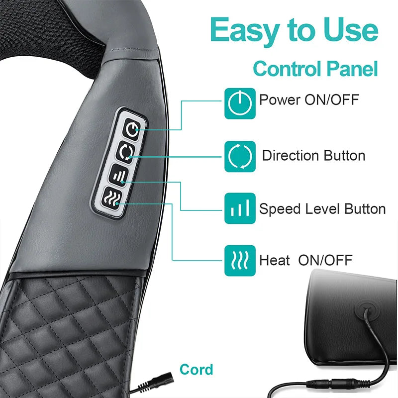 Electric Neck And Back Massager Shawl