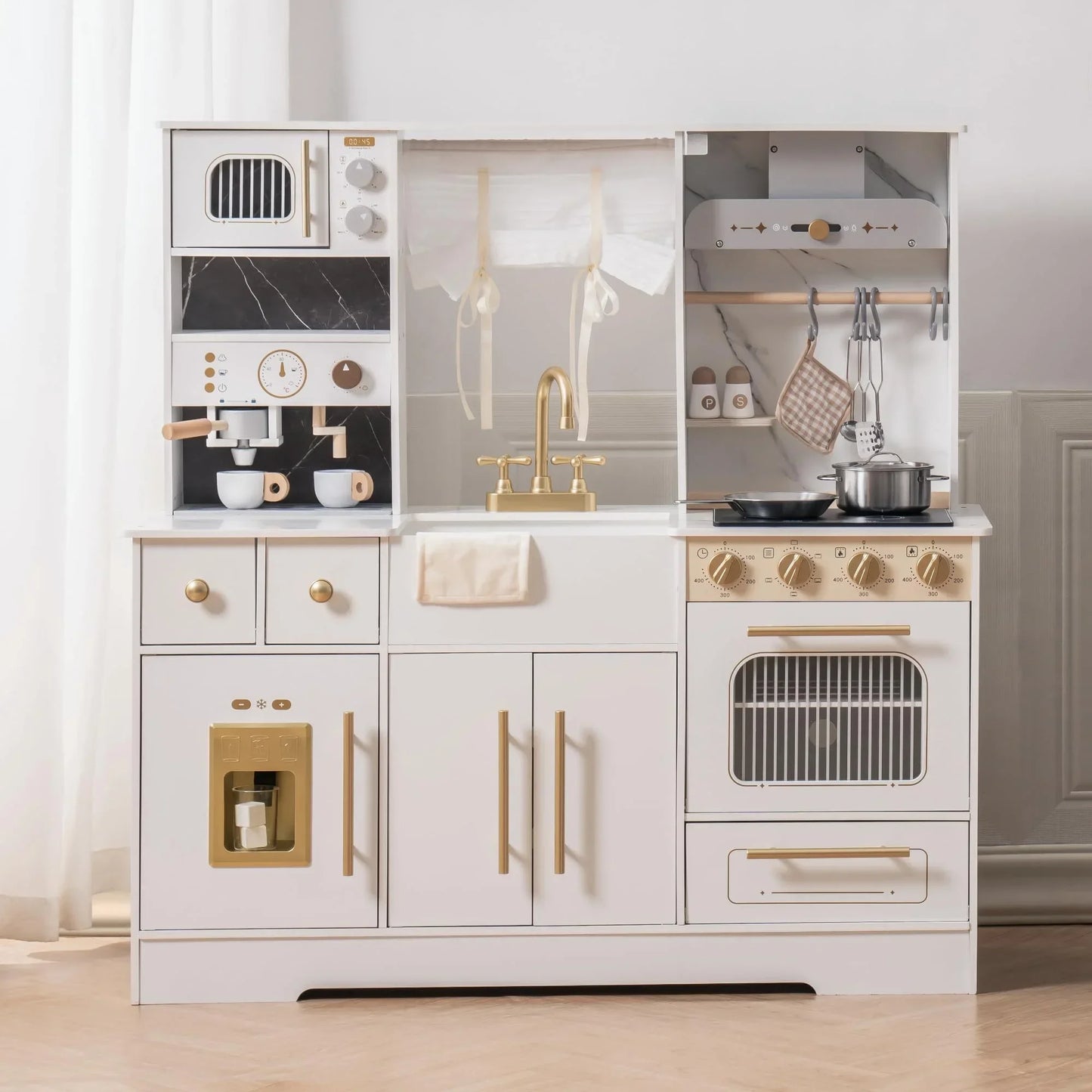 Kid's Play Kitchen with Wash Basin