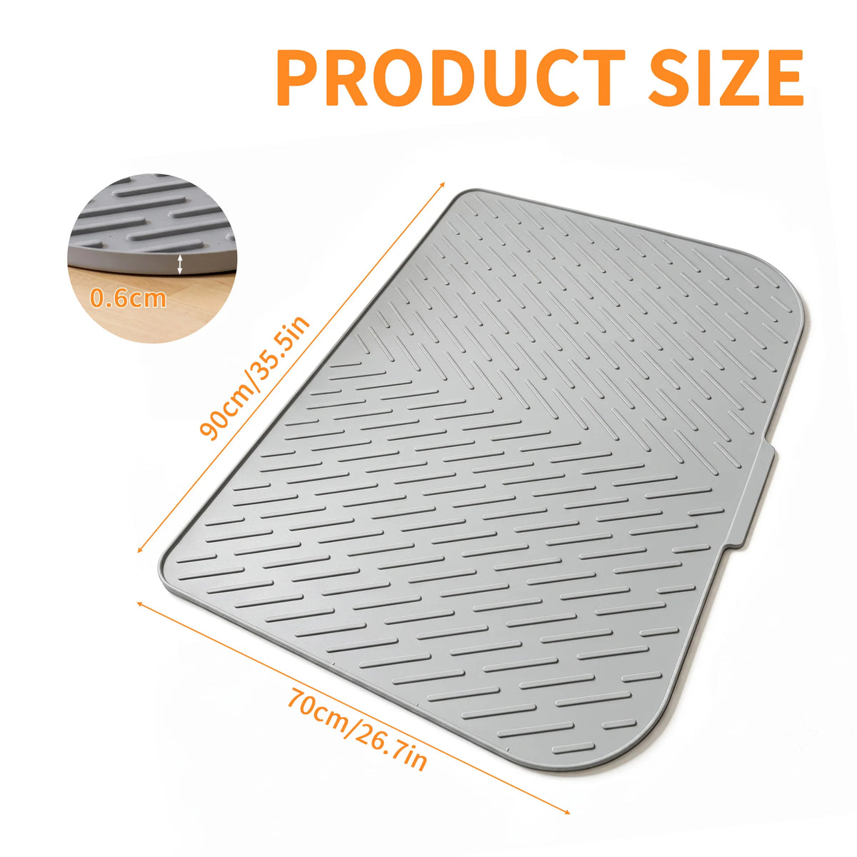 Large, Silicone Cat Litter Mat
