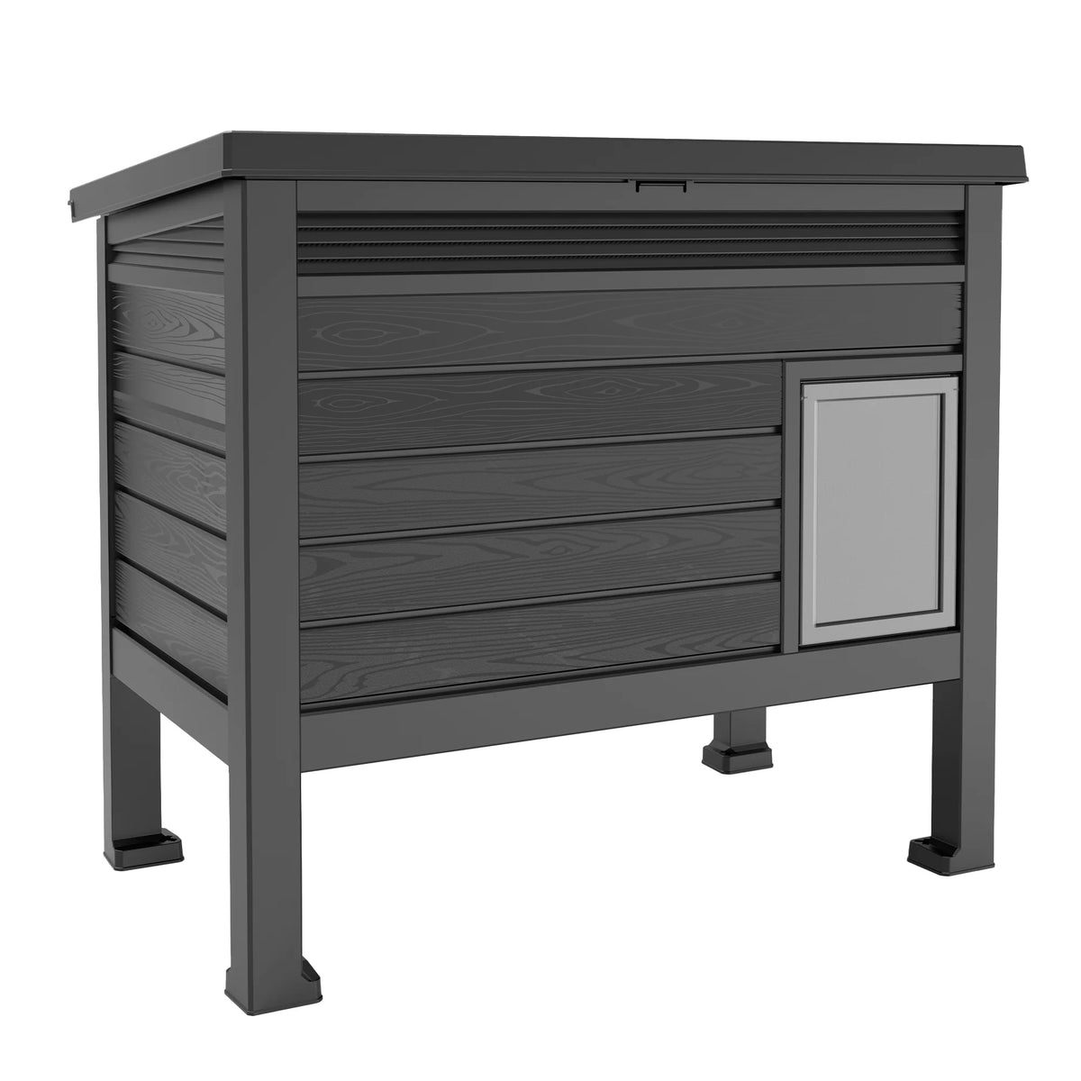 Weatherproof, Resin, Outdoor Cat House