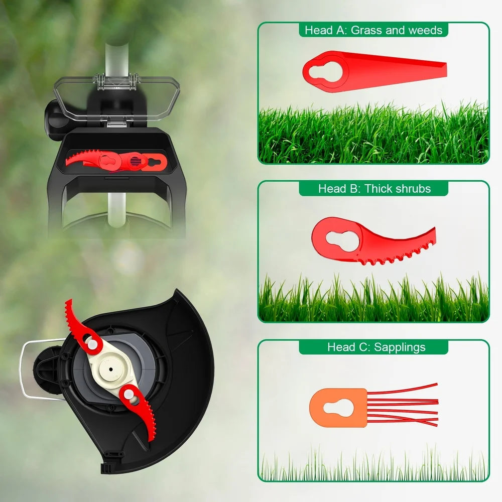 Cordless Electric Grass Trimmer and Weed Wacker