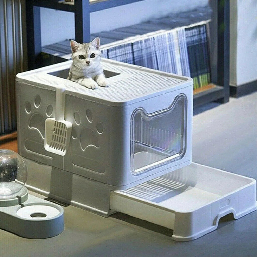 Large, Easy Cleaning, Cat Litter Box