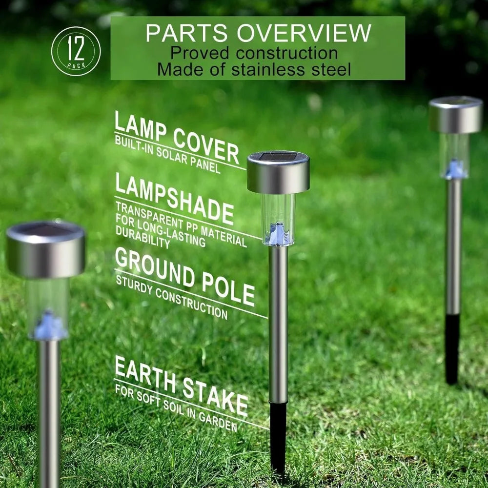 Outdoor, Waterproof Solar Lights