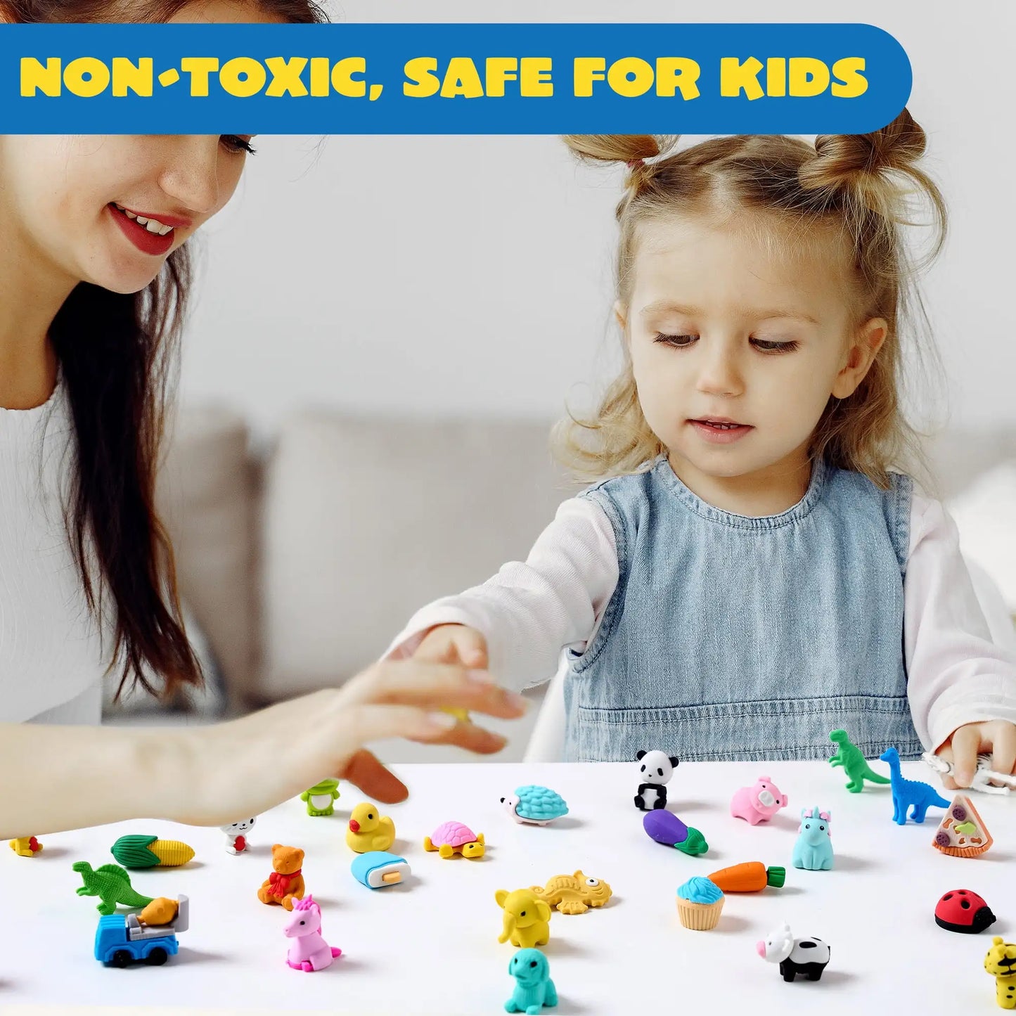 36 Pcs 3D Erasers