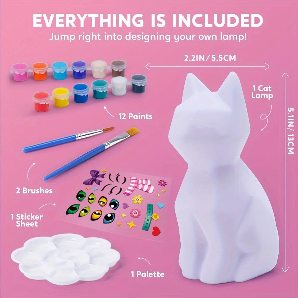Kids DIY Paint Your Own Night Light