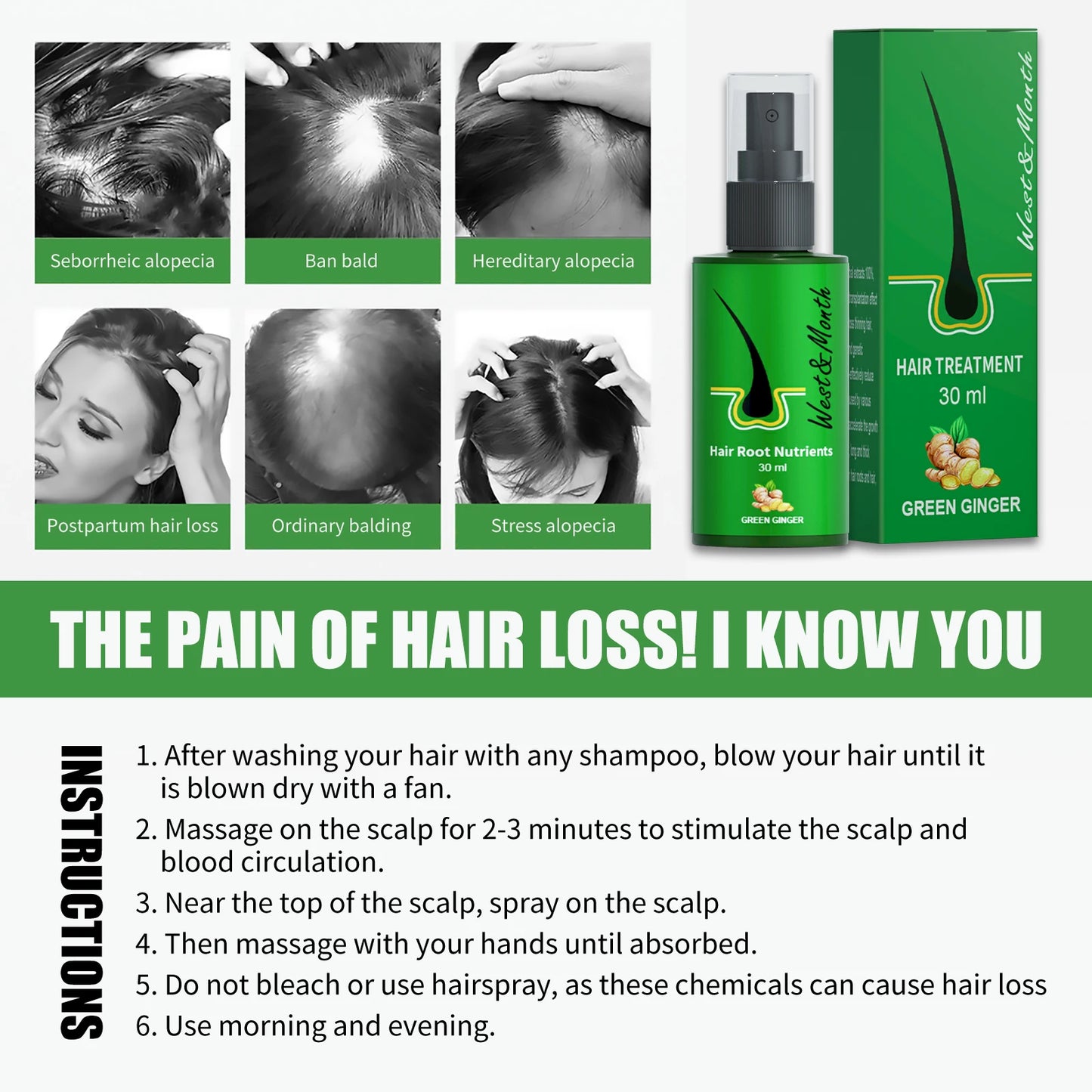 Hair Root Nutrients for Promoting Hair Growth