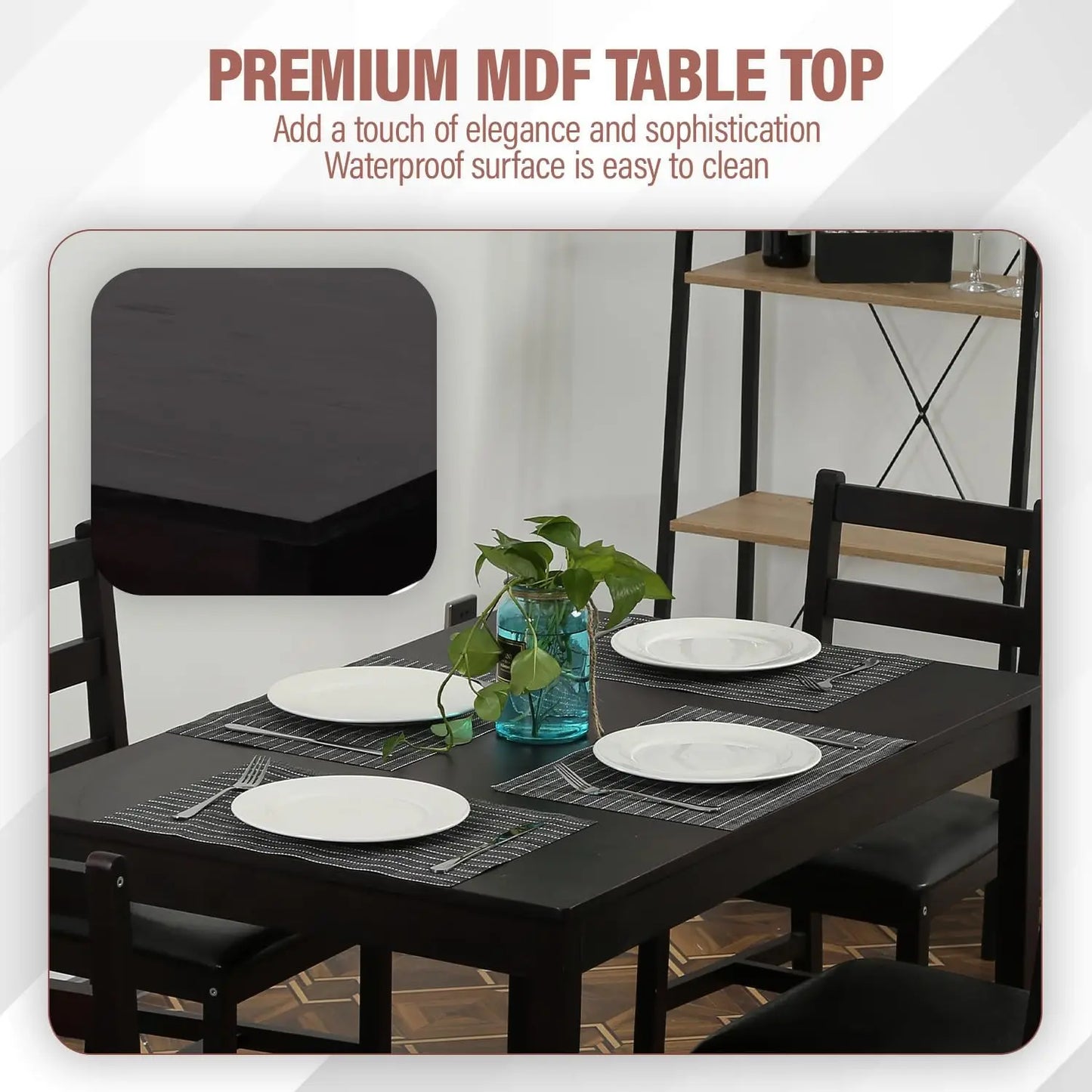 5 Piece Kitchen Dining Room Set