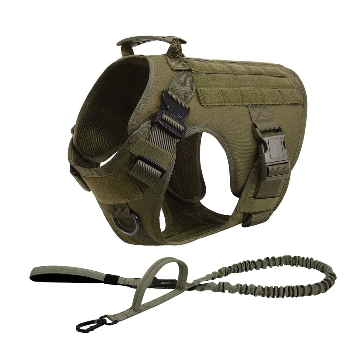 Tactical Dog Harness, Collar, Leash