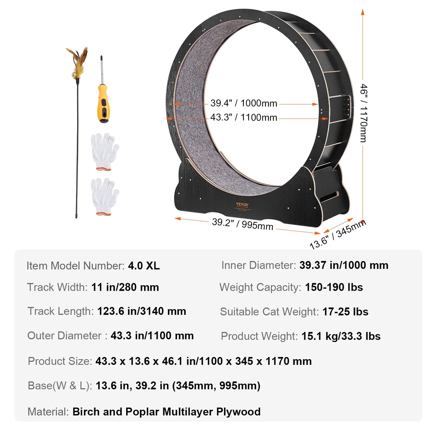 Cat Exercise Wheel