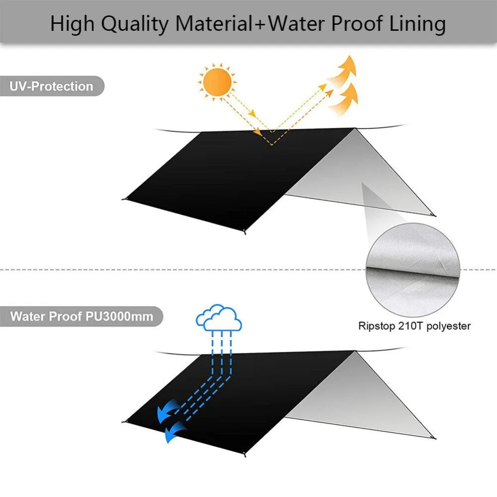 Camping Waterproof Awning Tarp Tent