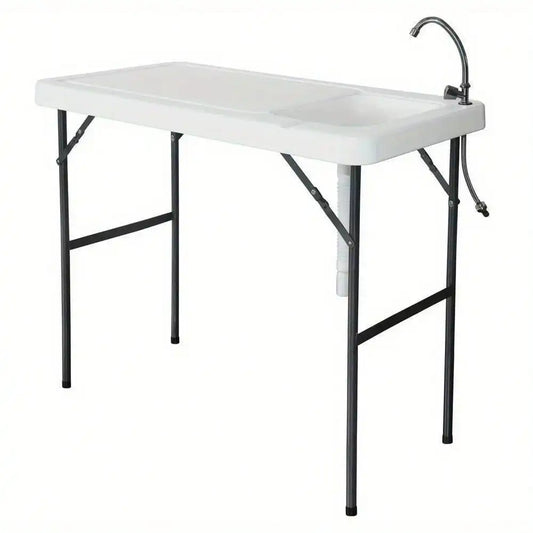 Foldable Camping and Fish Cleaning Table