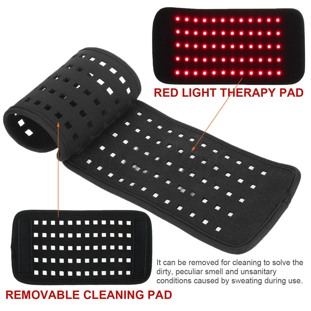 Portable Heating Pad with Infrared LED Lights
