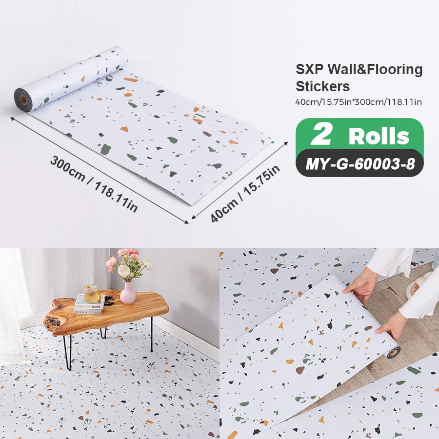 2 Self-Adhesive Wall and Floor Peel and Stick Sticker Peels