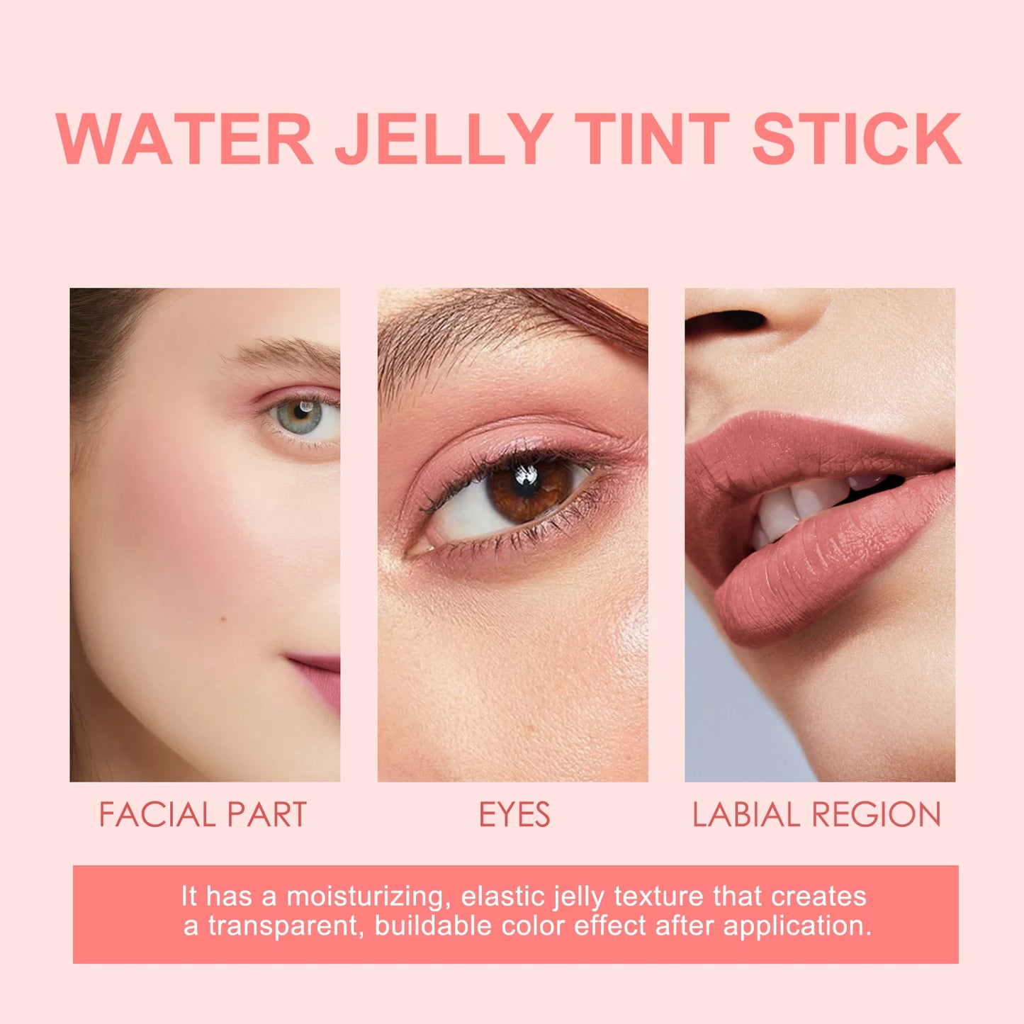 Silky Matte, Pearl Blush Stick Cream for Lips and Cheeks
