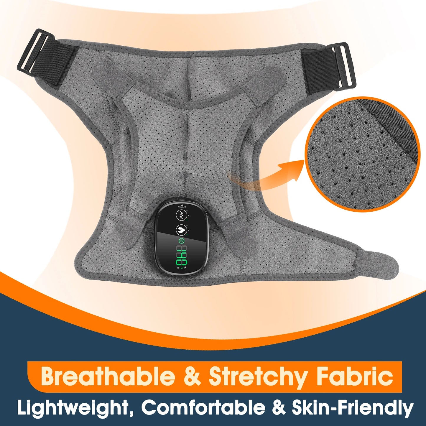 Electric, Cordless, Heating Shoulder Massager