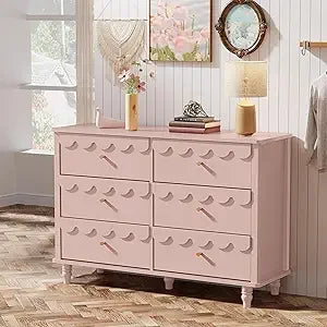 Girls Scalloped Dresser Drawers