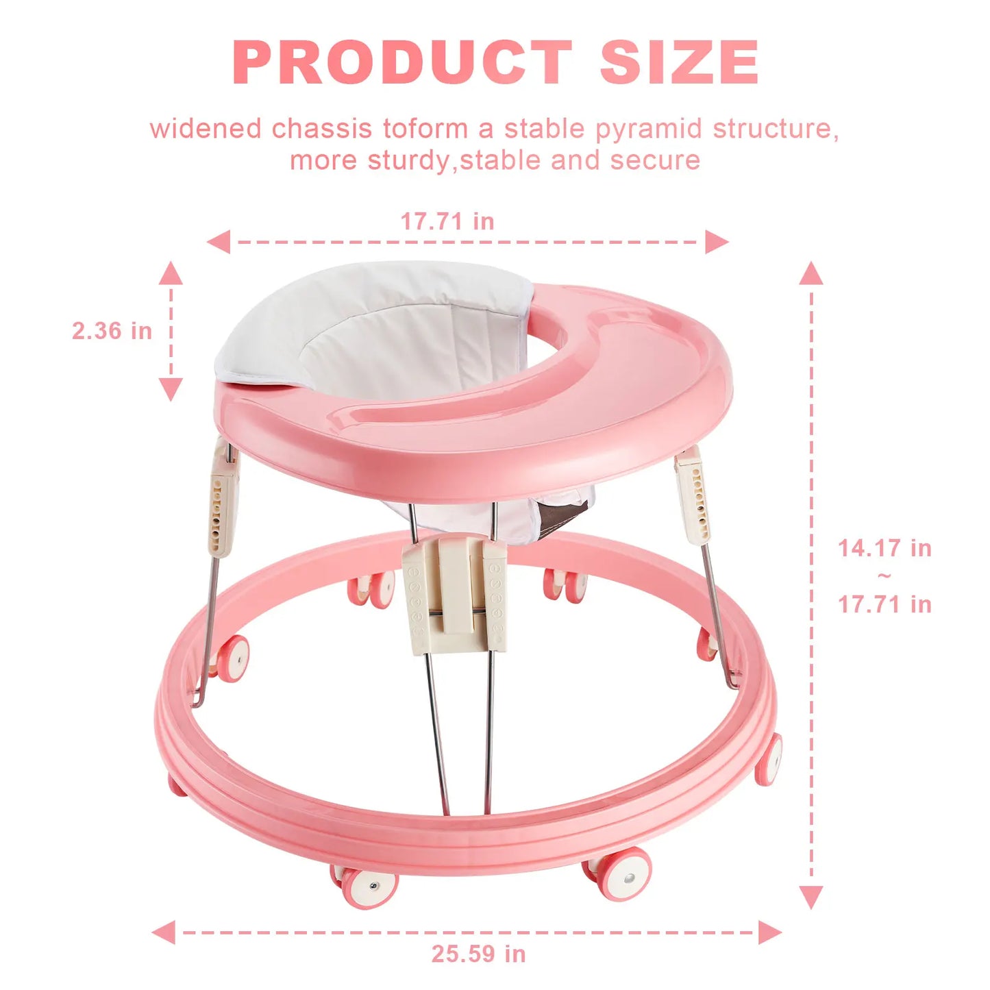 Foldable, Multi-Function Baby Walker
