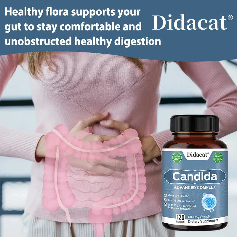 Advanced Complex, Intestinal Supplement, Digestive Support, Constipation, Weight Loss, with Probiotic Digestive Enzymes