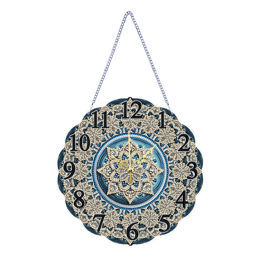 2D Flat DIY Clock Diamond Painting