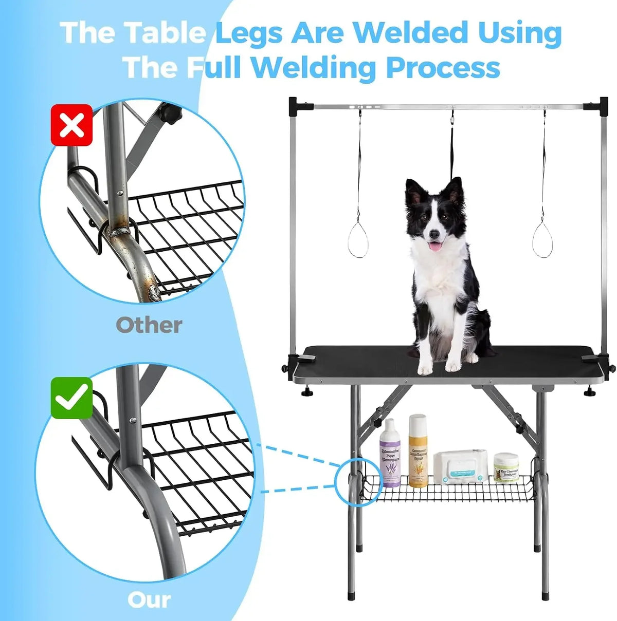 42 Inch, Foldable Dog Grooming Table