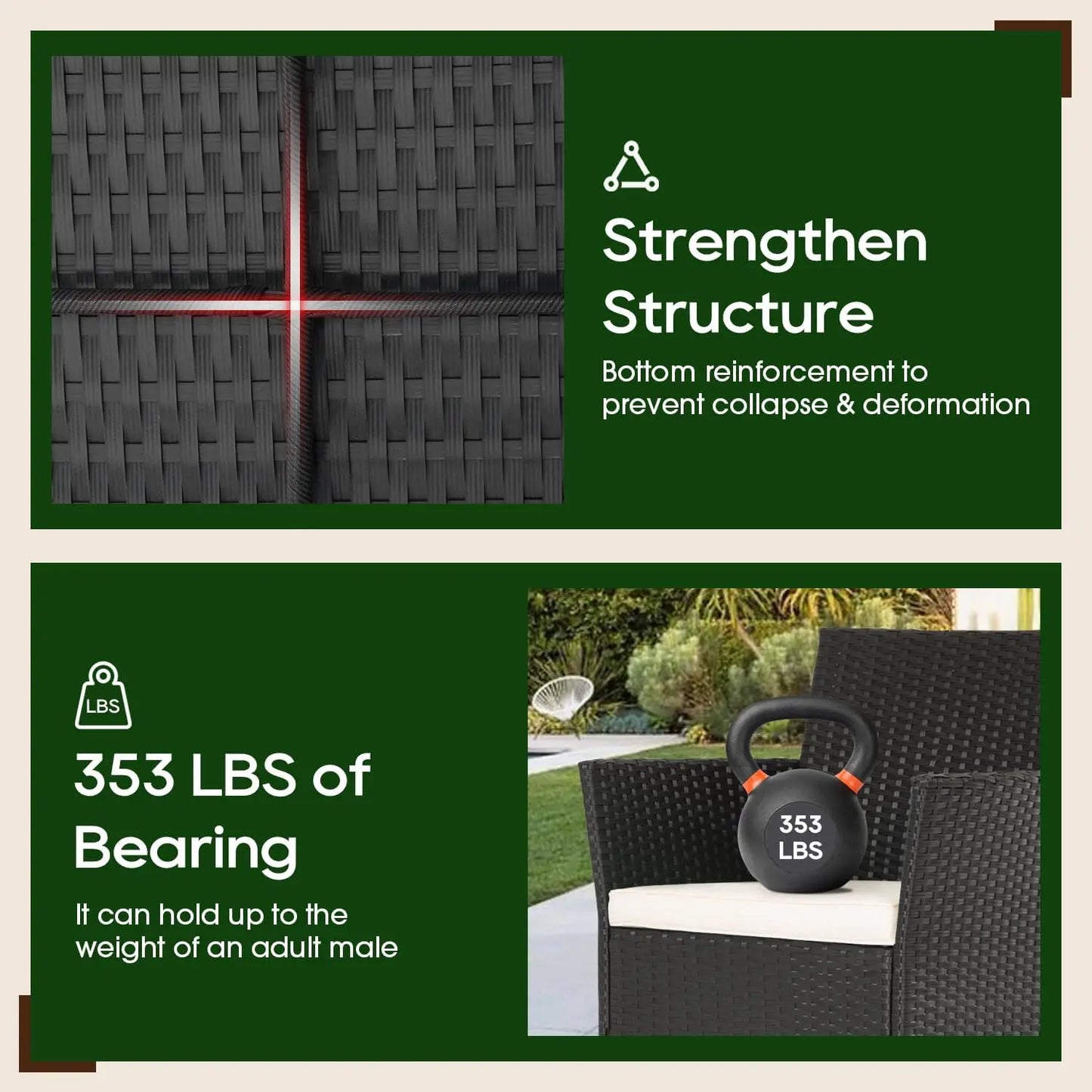 4-Piece Patio Furniture Set