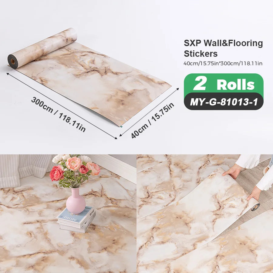 2 Self-Adhesive Wall and Floor Peel and Stick Sticker Peels