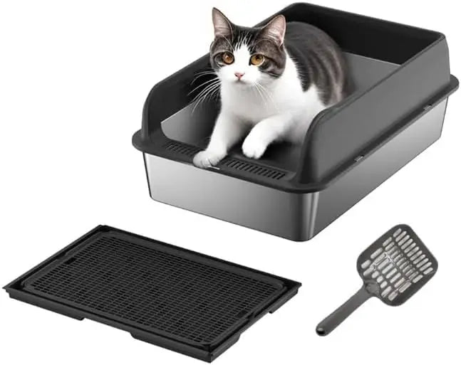 Stainless Steel Cat Litter Box