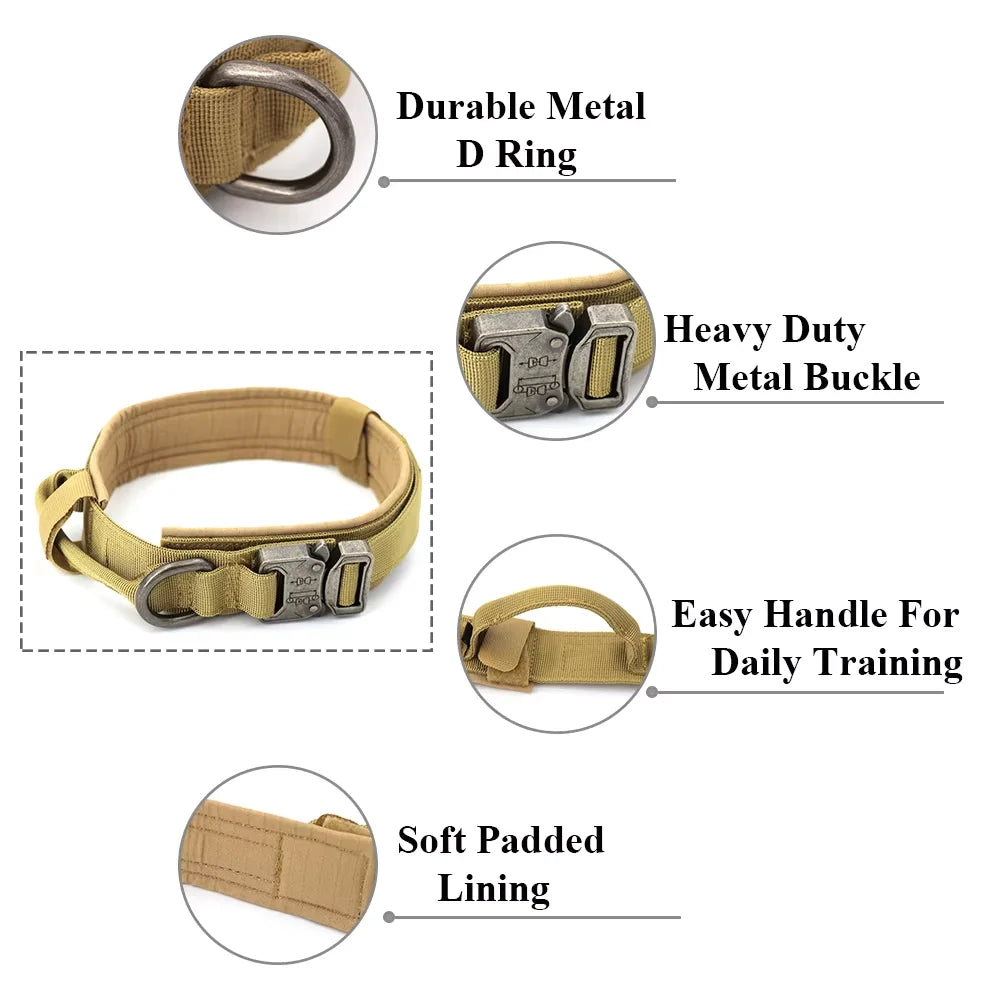 Adjustable, Tactical Training Dog Collar