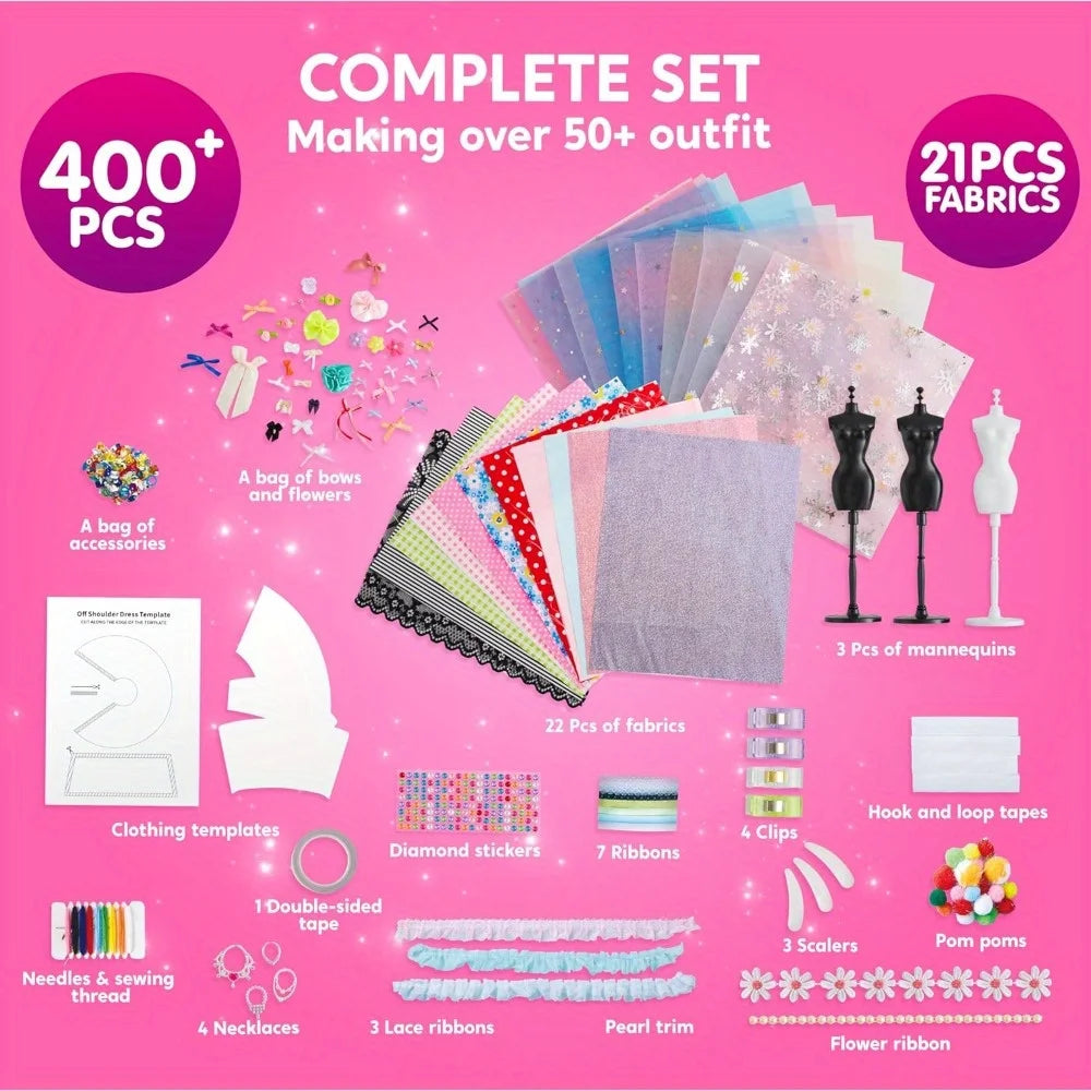 400+PCS Fashion Design Crafts for Kids