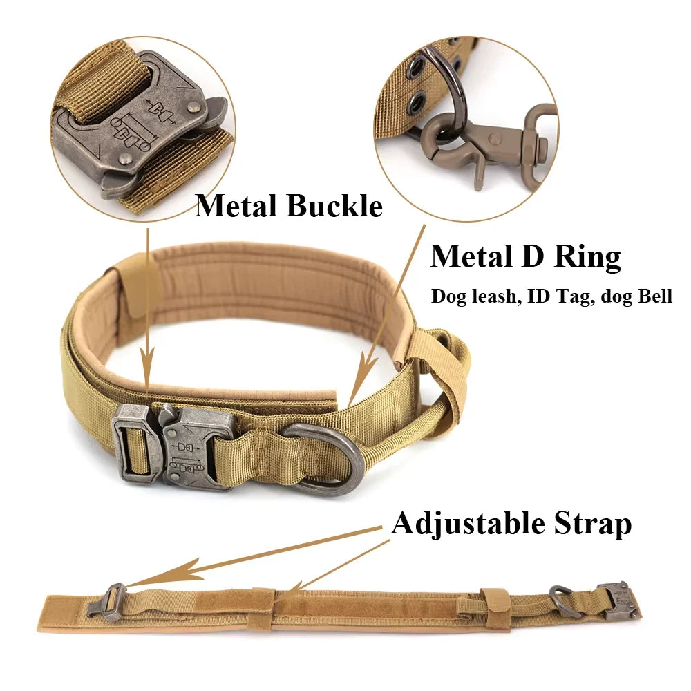 Adjustable, Tactical Training Dog Collar