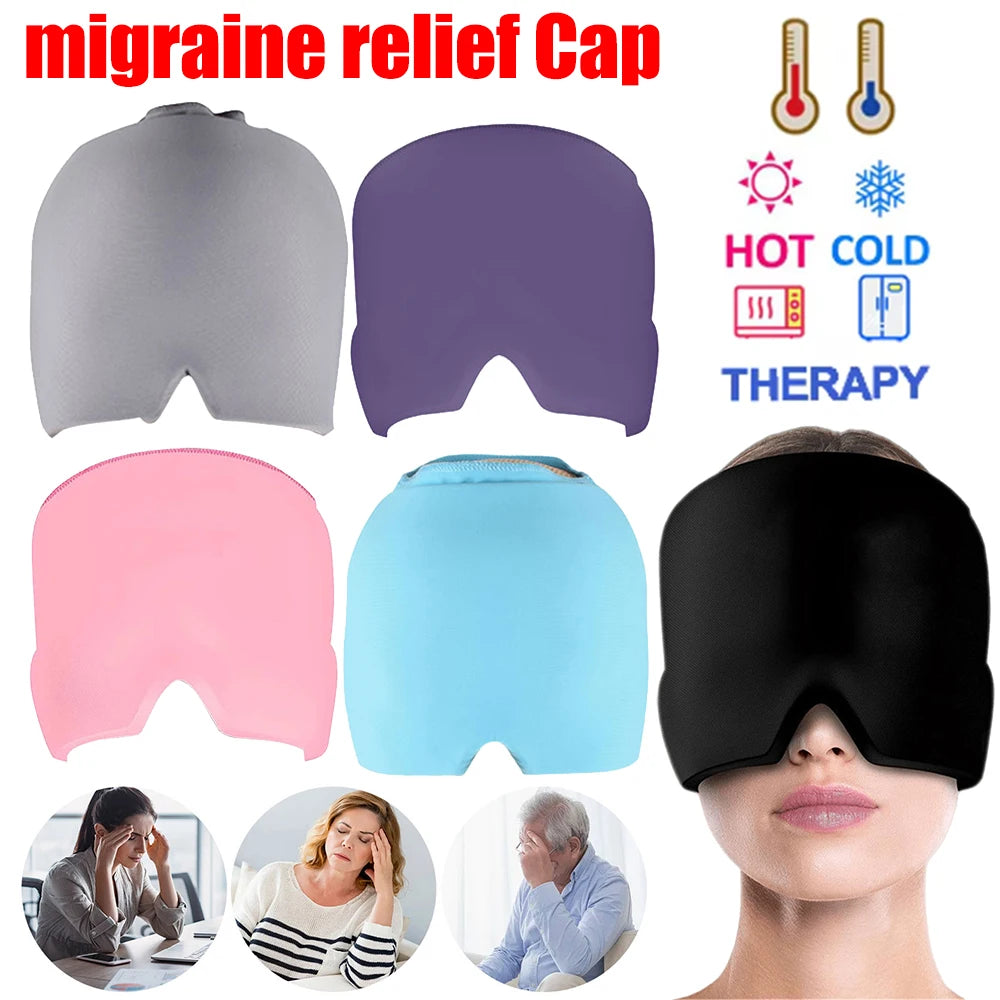 Cold Therapy Eye Mask Headache and Migraine Relief Hat