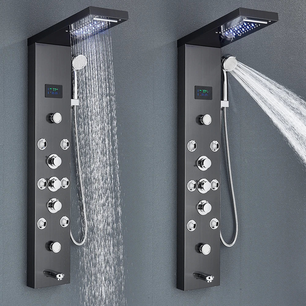 LED Shower Panel Tower System Faucet
