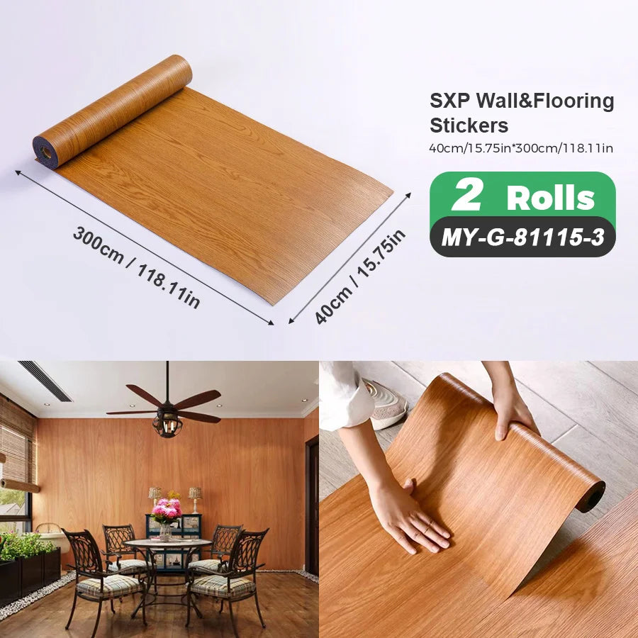 2 Self-Adhesive Wall and Floor Peel and Stick Sticker Peels