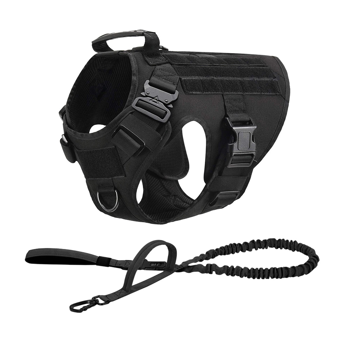 Tactical Dog Harness, Collar, Leash