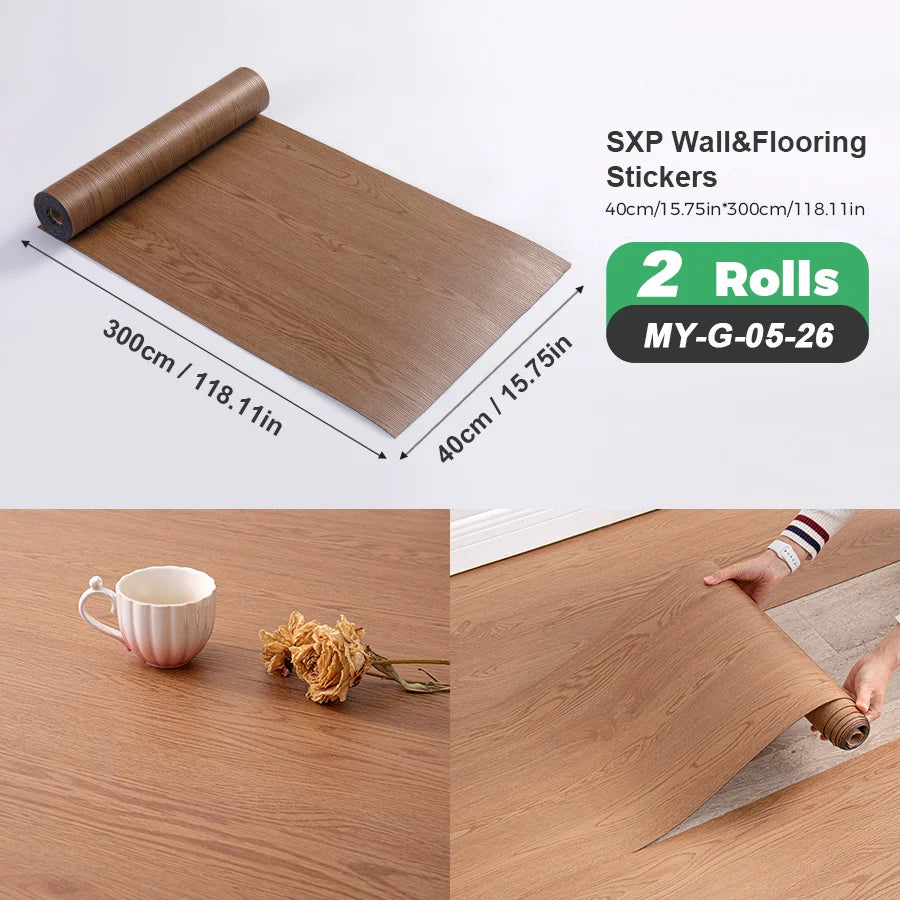 2 Self-Adhesive Wall and Floor Peel and Stick Sticker Peels