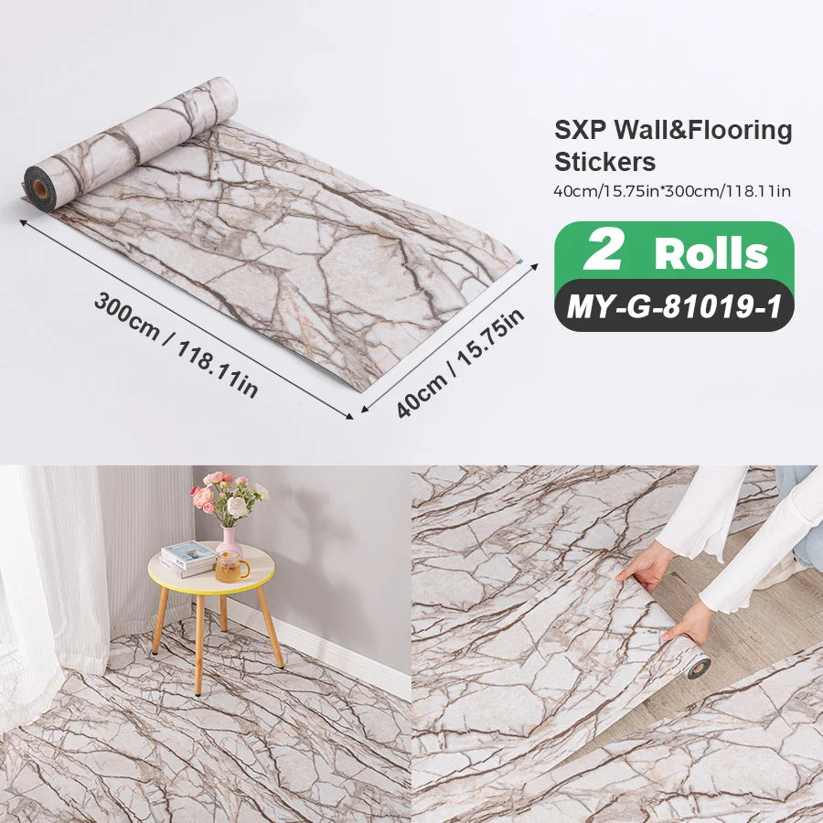 2 Self-Adhesive Wall and Floor Peel and Stick Sticker Peels