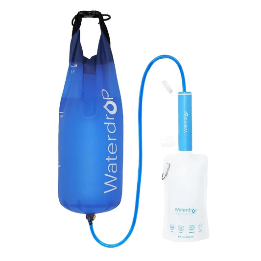 Gravity Water Filter with Straw