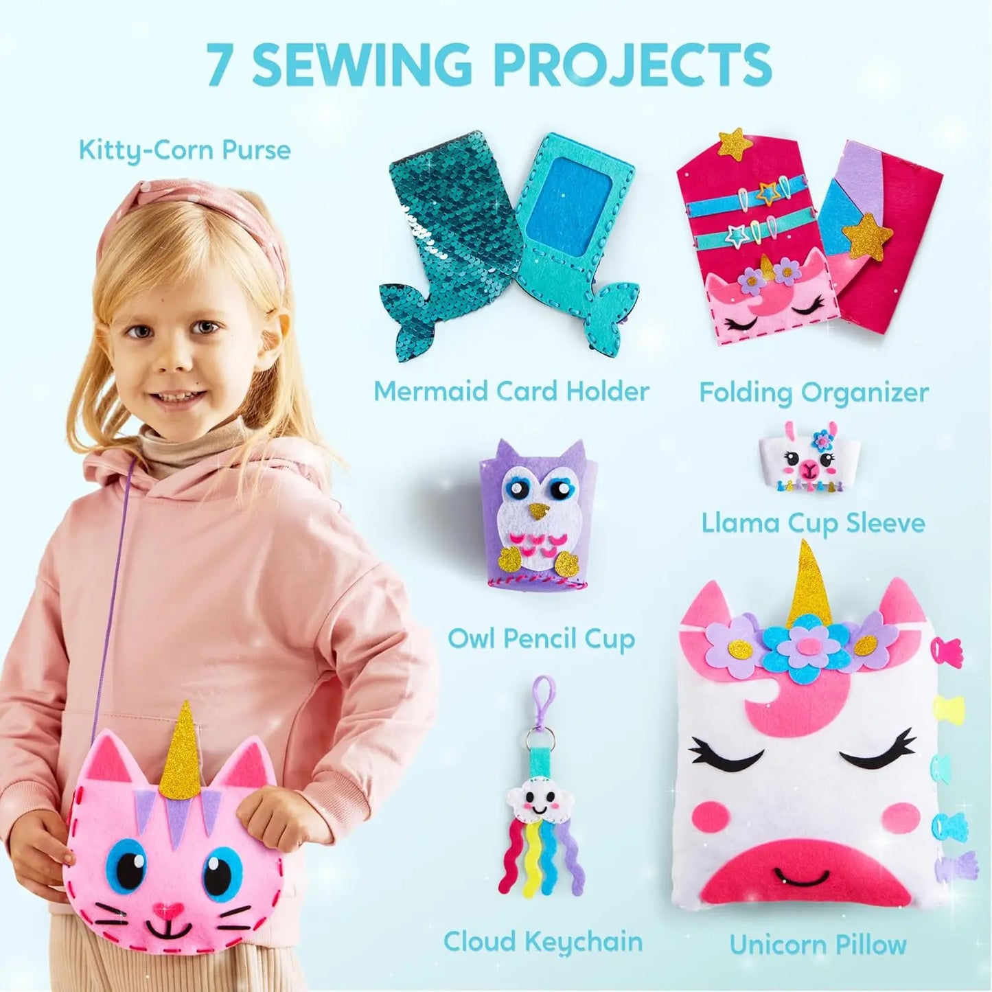 My First Kids Sewing Kit, 7 Sewing Projects