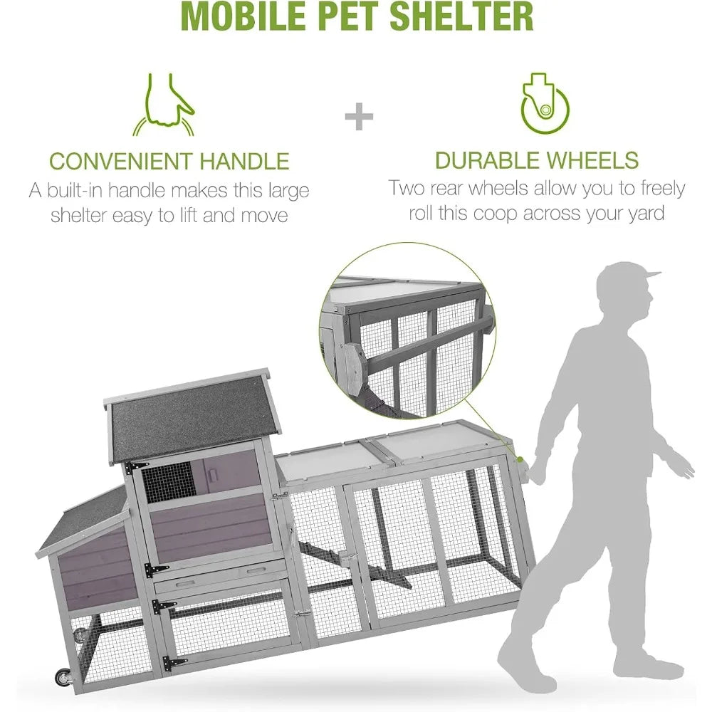 Mobile Multi-Level Chicken Coop