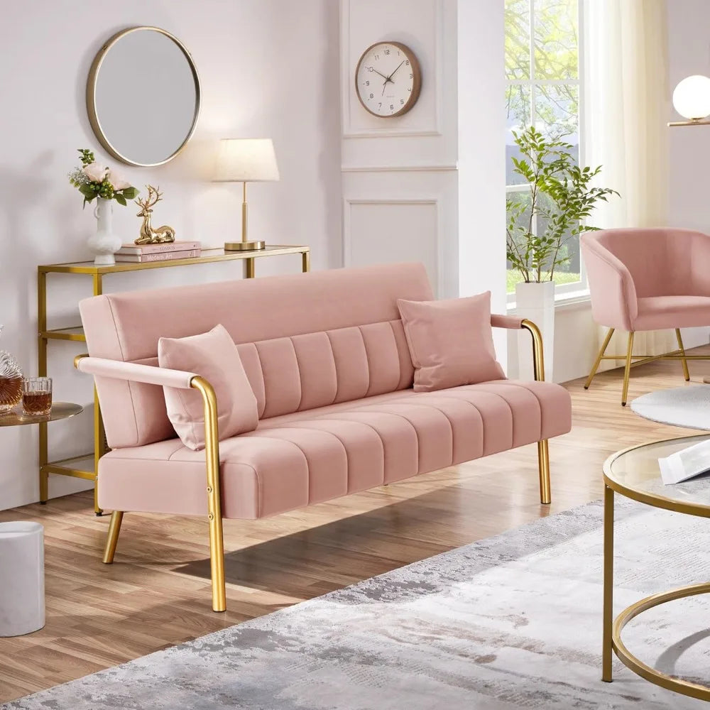 Luxurious Velvet Fabric Living Room sofa