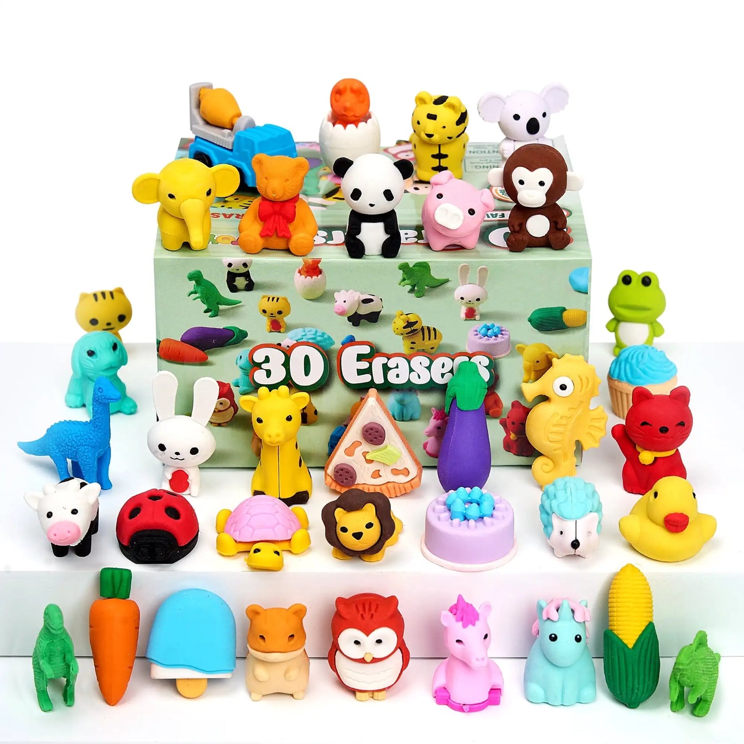 36 Pcs 3D Erasers