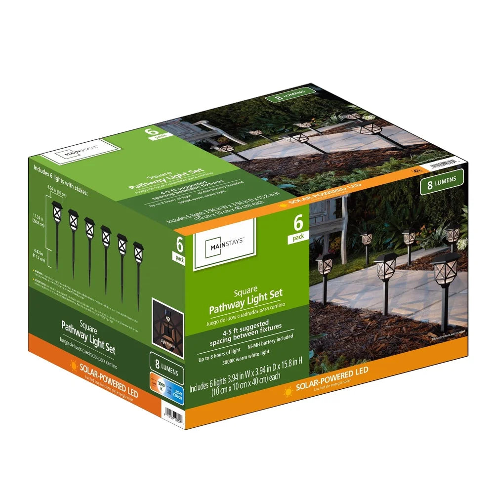 Solar Powered Pathway Lights