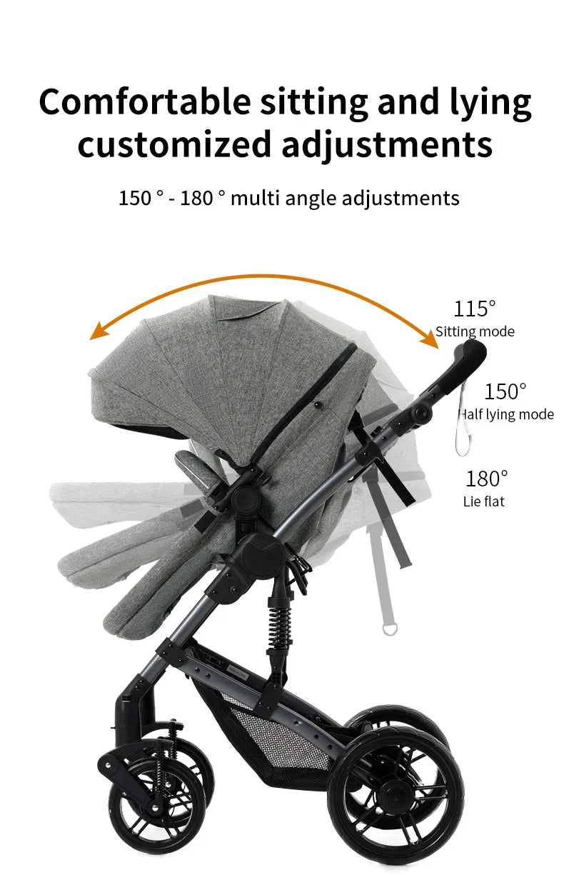 Lightweight Baby Stroller, 2 in 1 Comfort