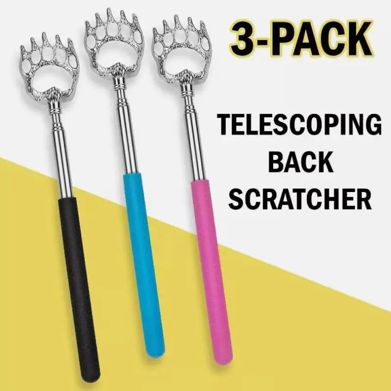 3pcs Portable and Extendable Back Scratcher